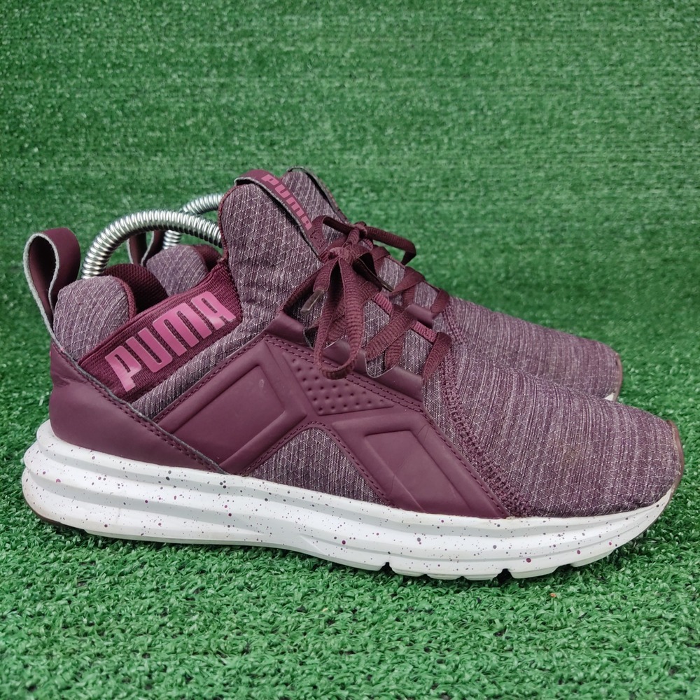 Puma Shoes Womens 6 Burgundy En Pointe Muse Speckled Sole Sneakers 191838-02 Fig